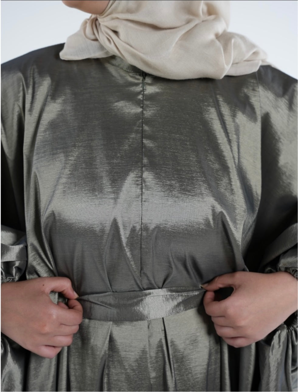 Abaya Naya Vert